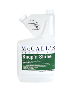 McCalls Snap N Shine Restorer- Easy Measure Bottle- Spray or Mop On- Universal Floor Restoration Compound- 1 QT-each- 6-case - 12508SNAPQRT