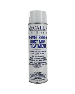 McCalls Velvet Sheen Dust Treatment- Oil-Based Dust Mop Treatment- AEROSOL CAN- 12-case - 16702VELSHEN