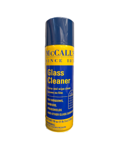 McCalls Glass-Plexi- Foams to Clean and Polish Windows- Mirrors and more- AEROSOL CAN- 12-case - 16703GLASS19