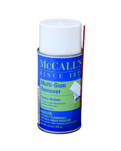 McCalls Gum-Wax Remover- Removes Chewing Gum and Wax on Hard Surfaces and Fabric- AEROSOL CAN- 12-case - 16709GUMRMVR