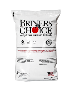 Briners Choice Anhydrous Calcium Chloride Pellets - 50 lb Bag - 25610BRINERS