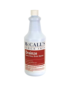 McCalls Drainze HD Drain Opener- Non-Acidic Drain Cleaner- 1 QT-each- 12-case - 60503DRNZQTS