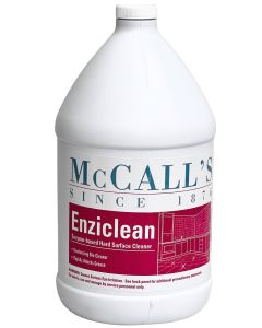 McCalls EnziClean Hard Surface Bio Cleaner- No-Rinse Daily Cleaner and Degreaser for Hard Surfaces- 1 GAL-each- 4-case - 60503ENZCLN