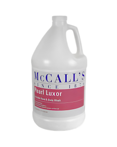McCalls Pearl Luxor Hand Soap- White Opalescent Biodegradable Hand and Body Shampoo- Lavender Scented- 1 GAL-each- 4-case - 60503PEARLGL