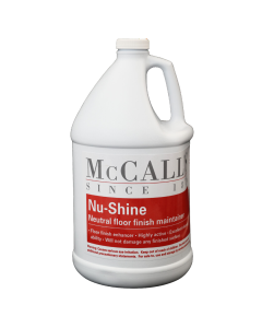 McCalls Nu-Shine Neutral Floor Cleaner- Buff- Clean and Recondition Floors 1 GAL-each- 4-case - 60508NUSHNGL