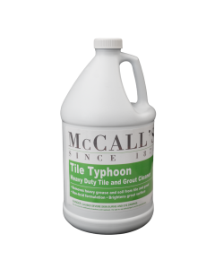 McCalls Tile Typhoon Tile-Grout Cleaner- Heavy-Duty Alkaline Cleaner for Concrete- Tile and Grout- 1 GAL-each- 4-case - 60508TYPHO1G