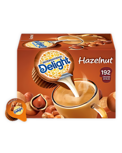 International Delight Hazelnut Coffee Creamer, Single Serve .5 oz - HAZELCREAMR
